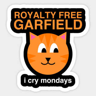 Royalty Free Garfield Sticker